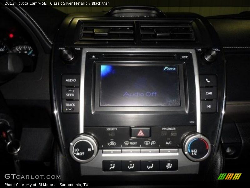 Classic Silver Metallic / Black/Ash 2012 Toyota Camry SE