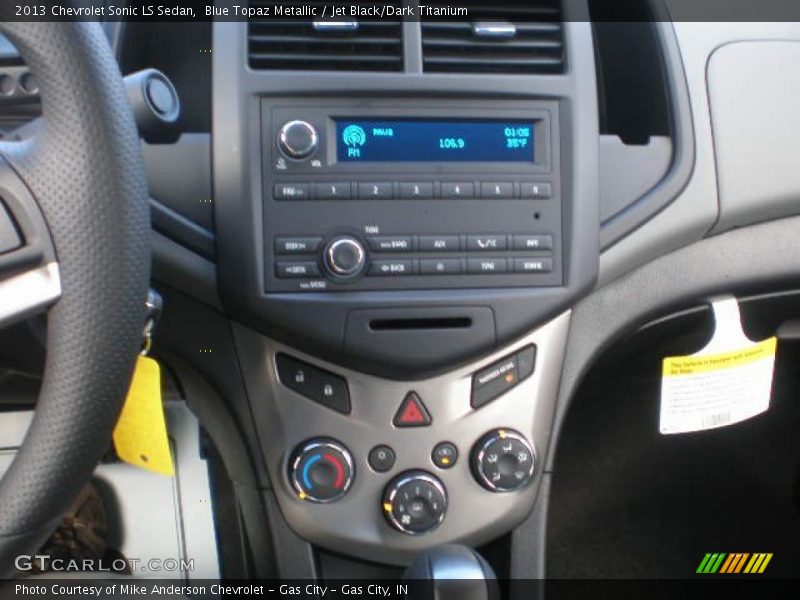 Blue Topaz Metallic / Jet Black/Dark Titanium 2013 Chevrolet Sonic LS Sedan