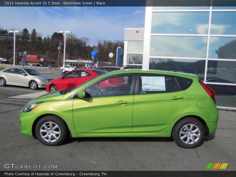  2013 Accent GS 5 Door Electrolyte Green