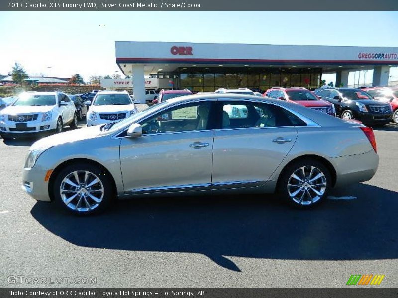 Silver Coast Metallic / Shale/Cocoa 2013 Cadillac XTS Luxury FWD