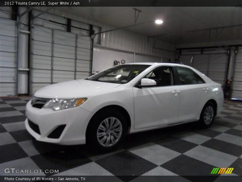 Super White / Ash 2012 Toyota Camry LE
