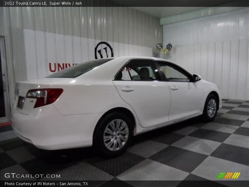 Super White / Ash 2012 Toyota Camry LE