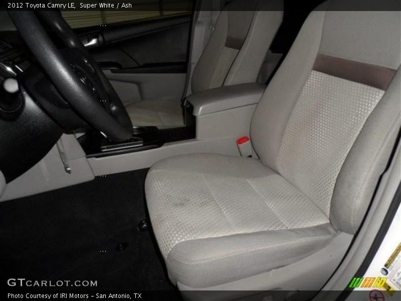 Super White / Ash 2012 Toyota Camry LE