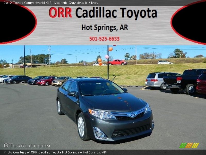 Magnetic Gray Metallic / Ivory 2012 Toyota Camry Hybrid XLE