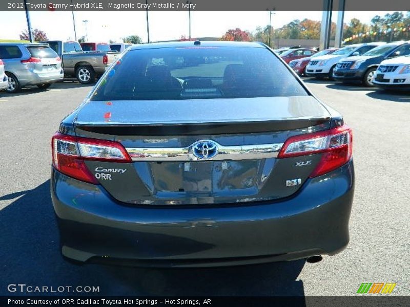 Magnetic Gray Metallic / Ivory 2012 Toyota Camry Hybrid XLE