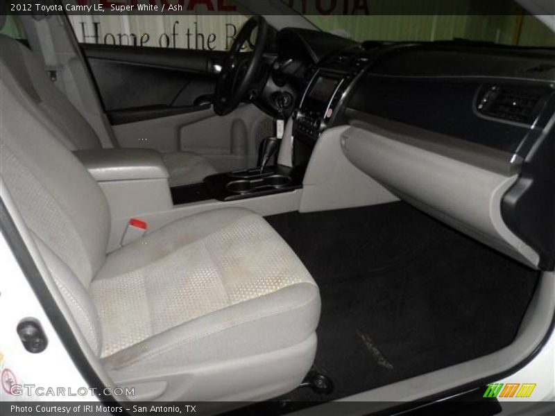 Super White / Ash 2012 Toyota Camry LE