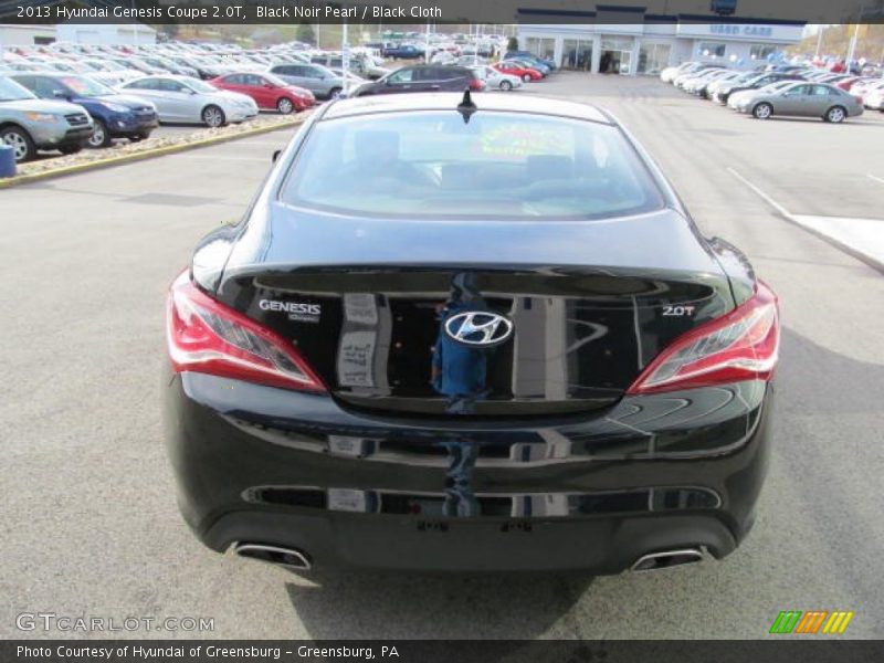 Black Noir Pearl / Black Cloth 2013 Hyundai Genesis Coupe 2.0T