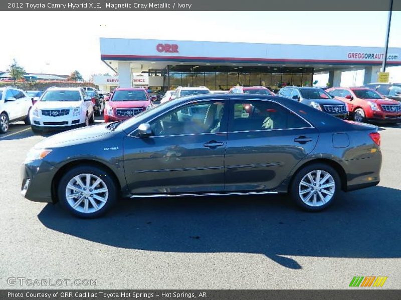 Magnetic Gray Metallic / Ivory 2012 Toyota Camry Hybrid XLE
