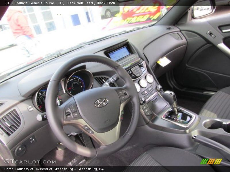 Black Noir Pearl / Black Cloth 2013 Hyundai Genesis Coupe 2.0T