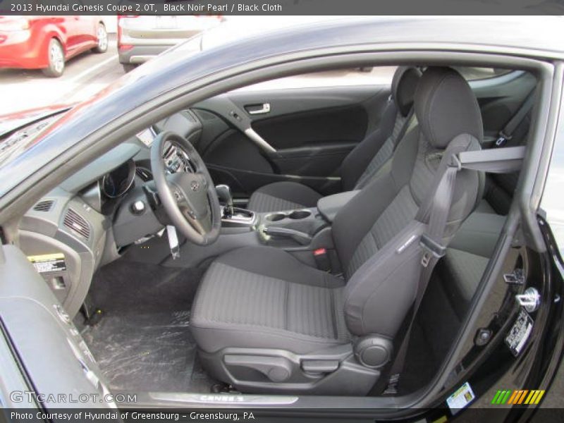 Black Noir Pearl / Black Cloth 2013 Hyundai Genesis Coupe 2.0T