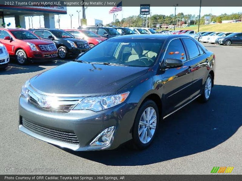 Magnetic Gray Metallic / Ivory 2012 Toyota Camry Hybrid XLE