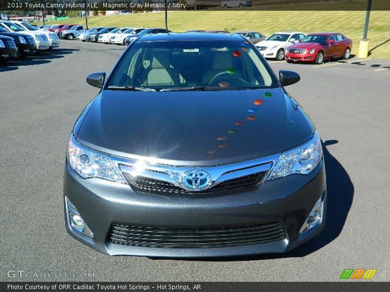 Magnetic Gray Metallic / Ivory 2012 Toyota Camry Hybrid XLE