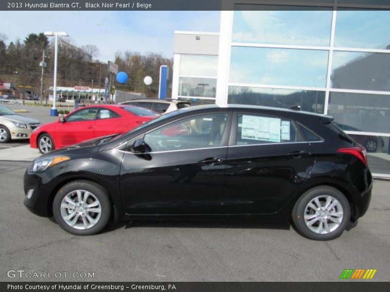 Black Noir Pearl / Beige 2013 Hyundai Elantra GT