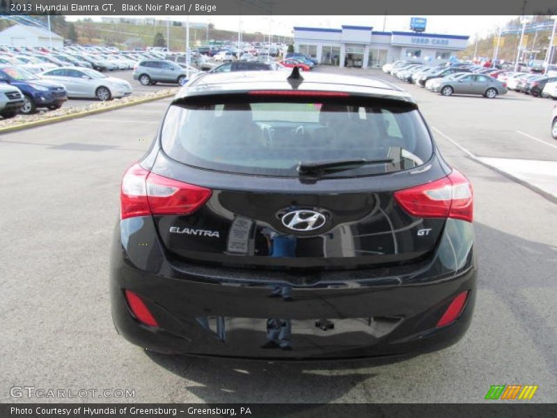 Black Noir Pearl / Beige 2013 Hyundai Elantra GT