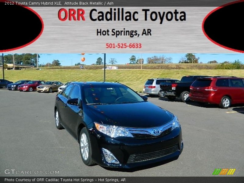 Attitude Black Metallic / Ash 2012 Toyota Camry Hybrid XLE