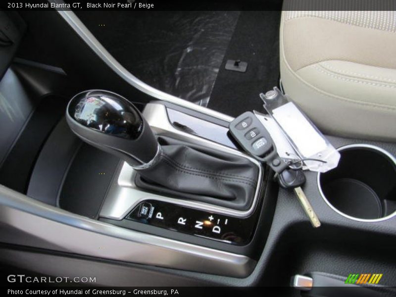 Black Noir Pearl / Beige 2013 Hyundai Elantra GT