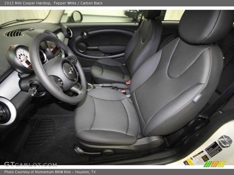 Pepper White / Carbon Black 2013 Mini Cooper Hardtop
