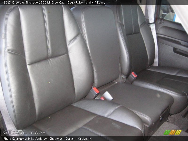 Deep Ruby Metallic / Ebony 2013 Chevrolet Silverado 1500 LT Crew Cab