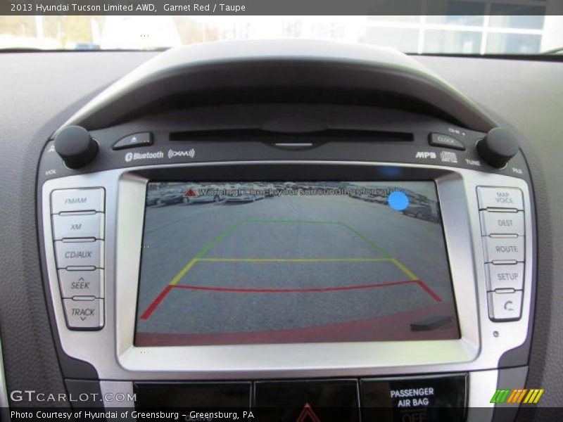 Garnet Red / Taupe 2013 Hyundai Tucson Limited AWD