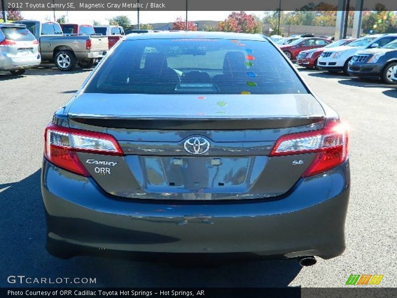 Magnetic Gray Metallic / Black 2012 Toyota Camry SE