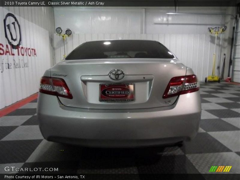 Classic Silver Metallic / Ash Gray 2010 Toyota Camry LE