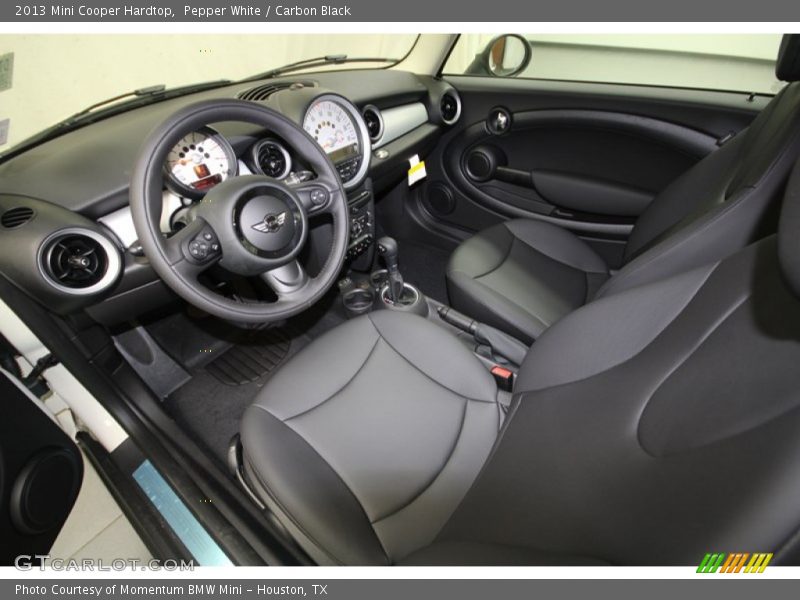 Pepper White / Carbon Black 2013 Mini Cooper Hardtop