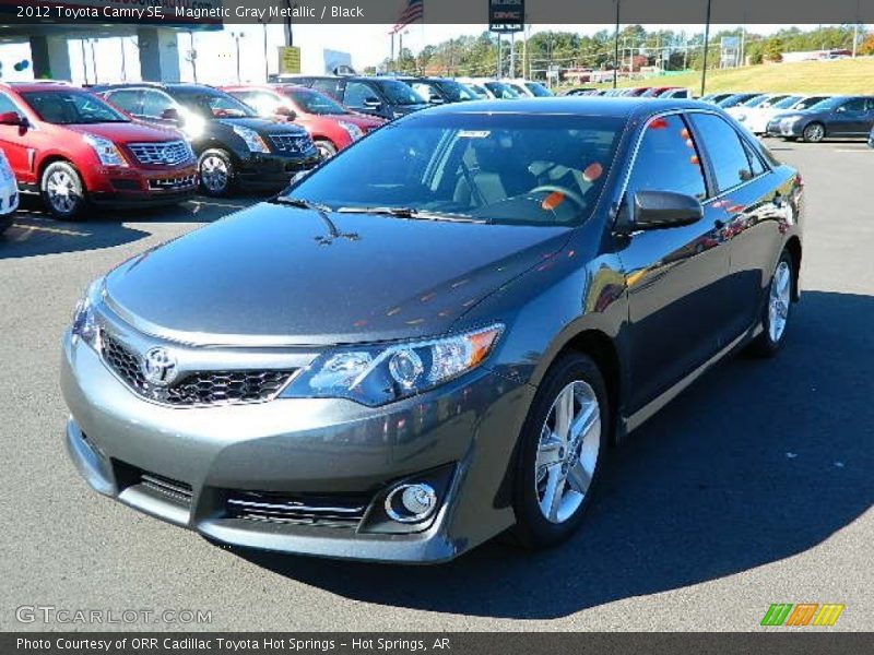 Magnetic Gray Metallic / Black 2012 Toyota Camry SE