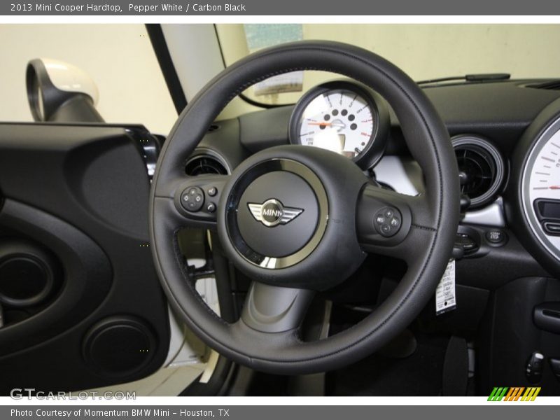 Pepper White / Carbon Black 2013 Mini Cooper Hardtop