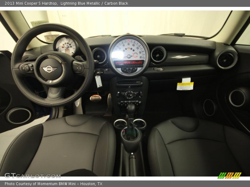 Lightning Blue Metallic / Carbon Black 2013 Mini Cooper S Hardtop