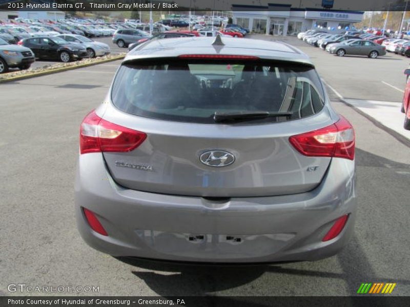 Titanium Gray Metallic / Black 2013 Hyundai Elantra GT