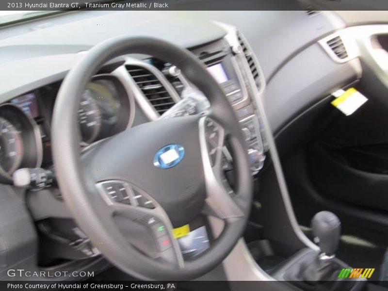 Titanium Gray Metallic / Black 2013 Hyundai Elantra GT
