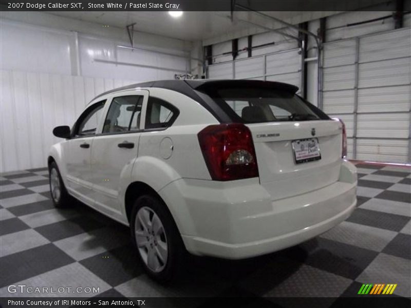 Stone White / Pastel Slate Gray 2007 Dodge Caliber SXT