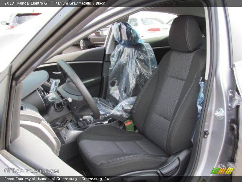 Titanium Gray Metallic / Black 2013 Hyundai Elantra GT