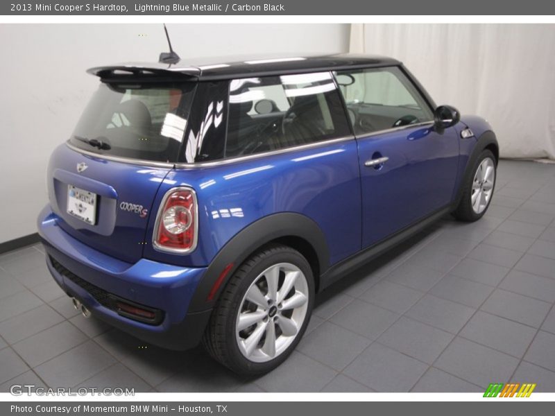 Lightning Blue Metallic / Carbon Black 2013 Mini Cooper S Hardtop