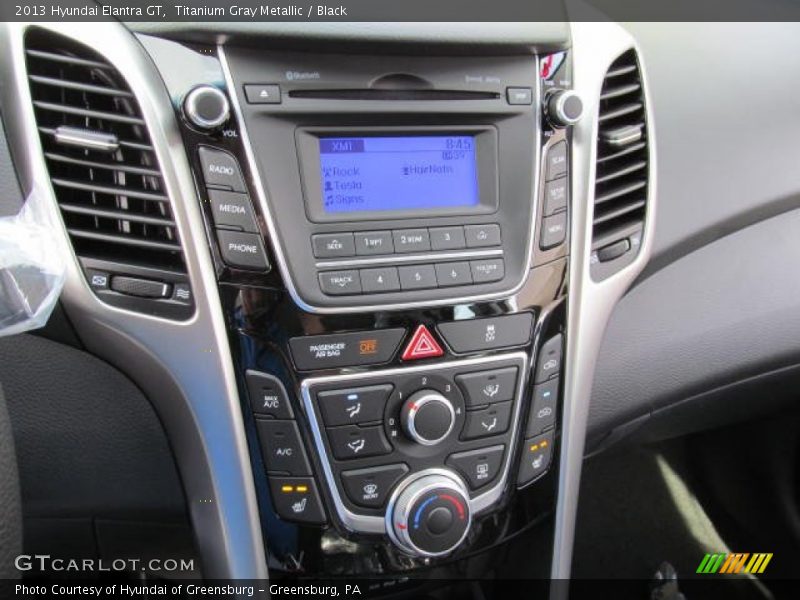 Titanium Gray Metallic / Black 2013 Hyundai Elantra GT