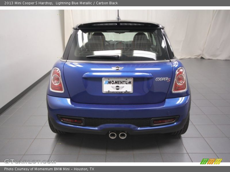Lightning Blue Metallic / Carbon Black 2013 Mini Cooper S Hardtop