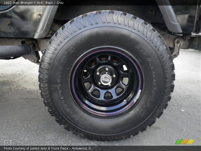 Custom Wheels of 1992 Wrangler S 4x4