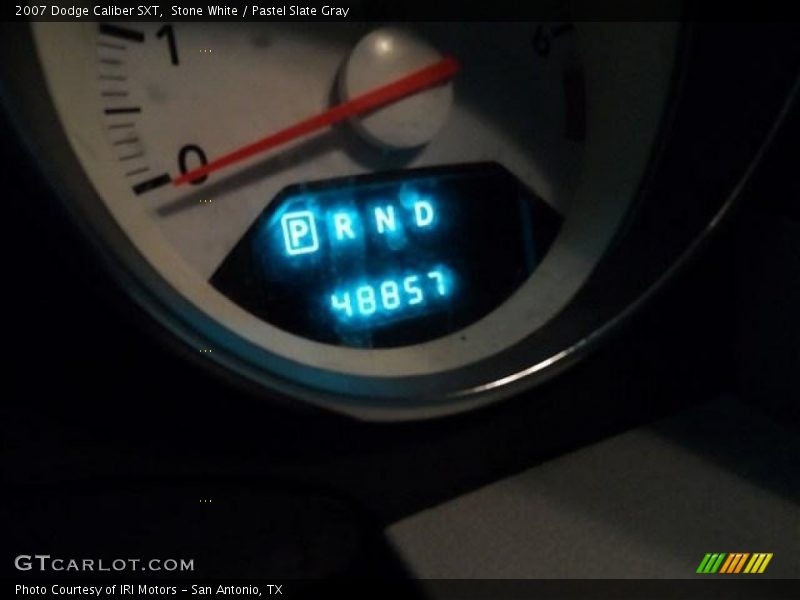 Stone White / Pastel Slate Gray 2007 Dodge Caliber SXT