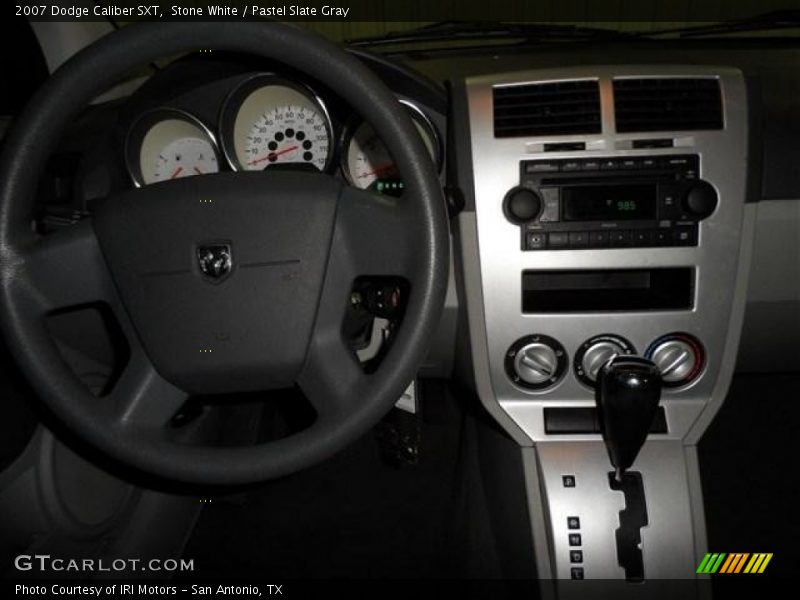 Stone White / Pastel Slate Gray 2007 Dodge Caliber SXT