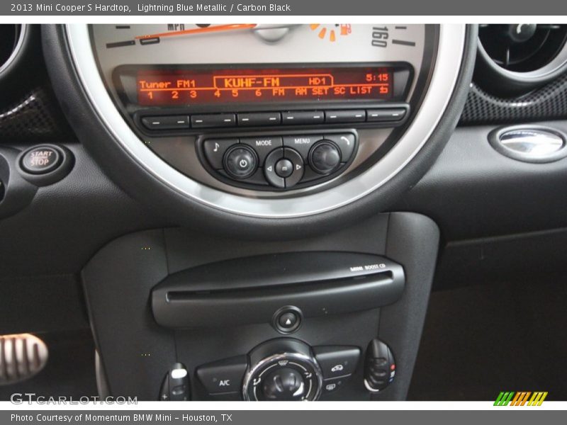 Lightning Blue Metallic / Carbon Black 2013 Mini Cooper S Hardtop