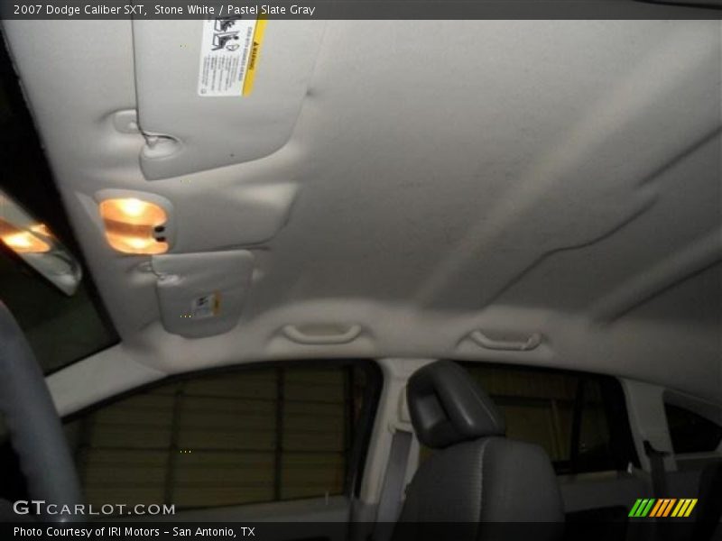 Stone White / Pastel Slate Gray 2007 Dodge Caliber SXT