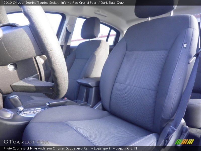 Inferno Red Crystal Pearl / Dark Slate Gray 2010 Chrysler Sebring Touring Sedan