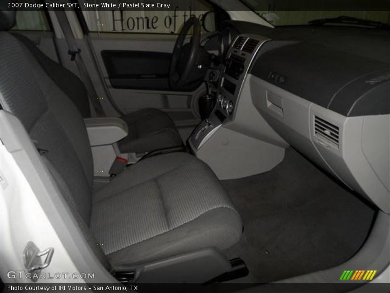 Stone White / Pastel Slate Gray 2007 Dodge Caliber SXT