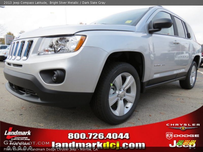 Bright Silver Metallic / Dark Slate Gray 2013 Jeep Compass Latitude