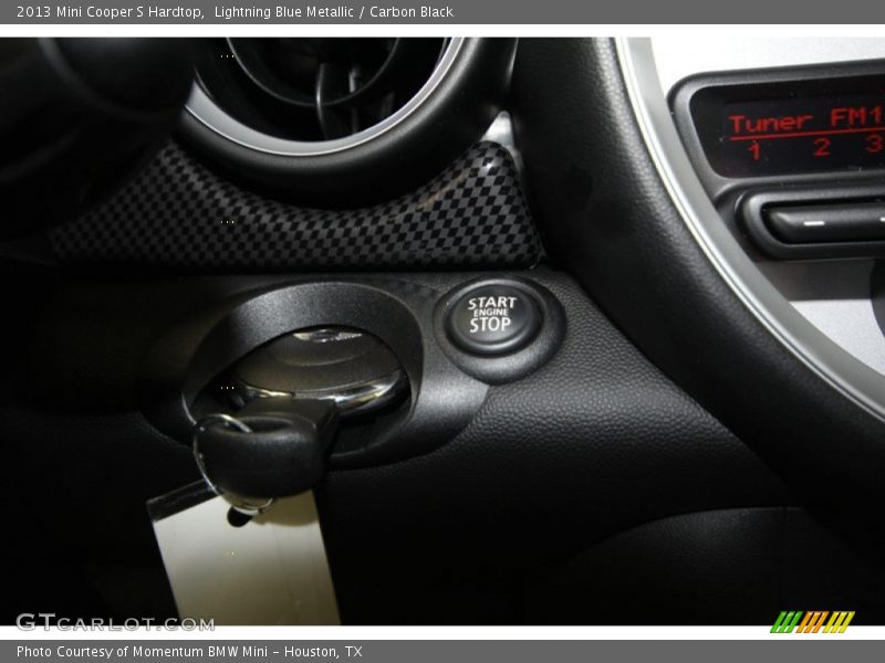 Lightning Blue Metallic / Carbon Black 2013 Mini Cooper S Hardtop