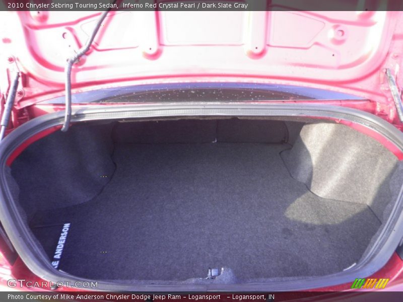 Inferno Red Crystal Pearl / Dark Slate Gray 2010 Chrysler Sebring Touring Sedan