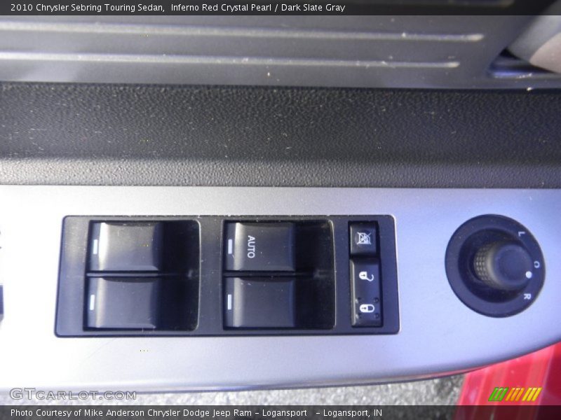 Inferno Red Crystal Pearl / Dark Slate Gray 2010 Chrysler Sebring Touring Sedan