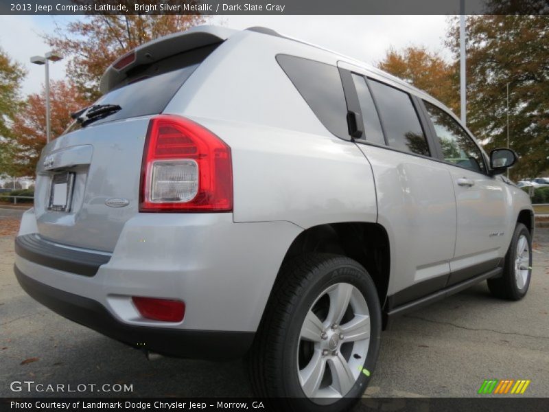 Bright Silver Metallic / Dark Slate Gray 2013 Jeep Compass Latitude