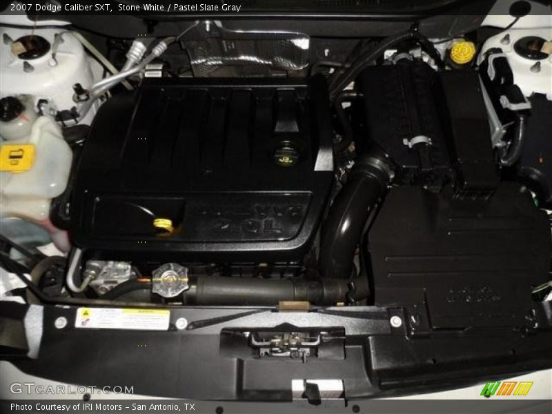 Stone White / Pastel Slate Gray 2007 Dodge Caliber SXT