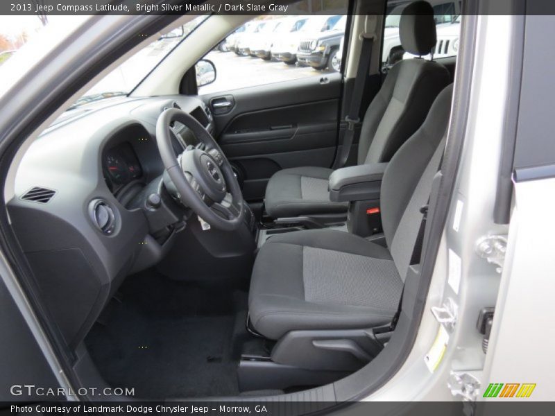 Bright Silver Metallic / Dark Slate Gray 2013 Jeep Compass Latitude